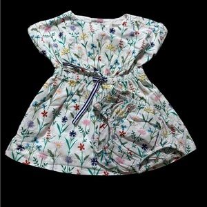 Gymboree White Floral Baby Dress